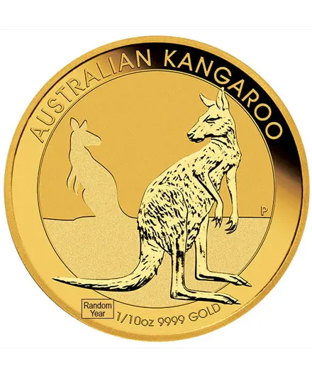 1 10 oz australian gold kangaroo coin