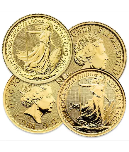 1 10 oz british britannia gold coin