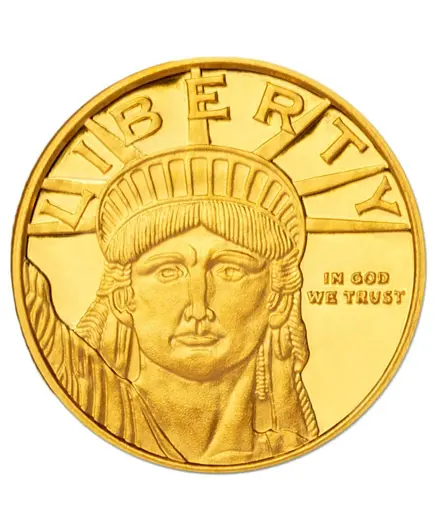 14 oz gold lady liberty