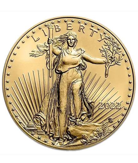 2022 Gold American Eagle Coin - 1 Troy Ounce, 22k Purity
