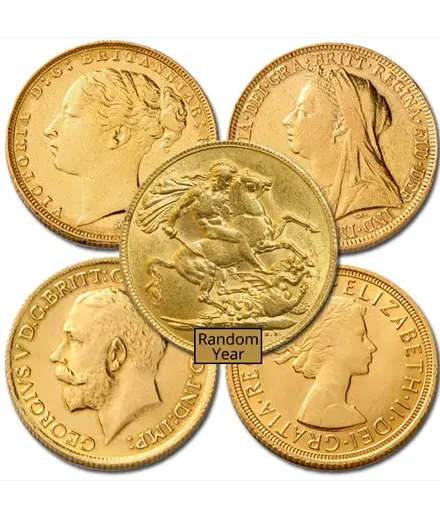 British sovereign gold coin