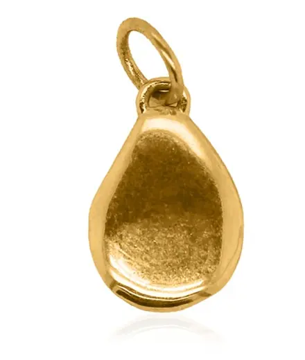 Gold charm golden delicious pear 7 8 grams 9999 pure
