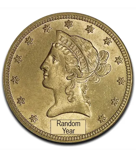 Ten dollar us liberty gold coin